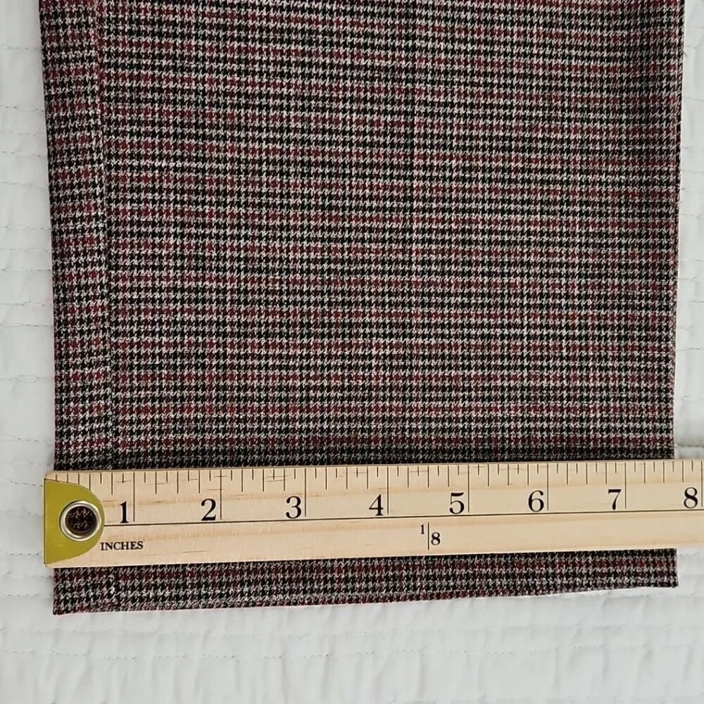 Tommy Hilfiger Performance Pants Men's 34x32 Red Black Houndstooth EUC‎ Luxury